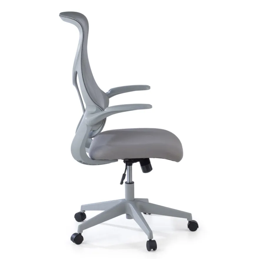 Sedia da studio Raptor, braccioli pieghevoli, schienale ergonomico