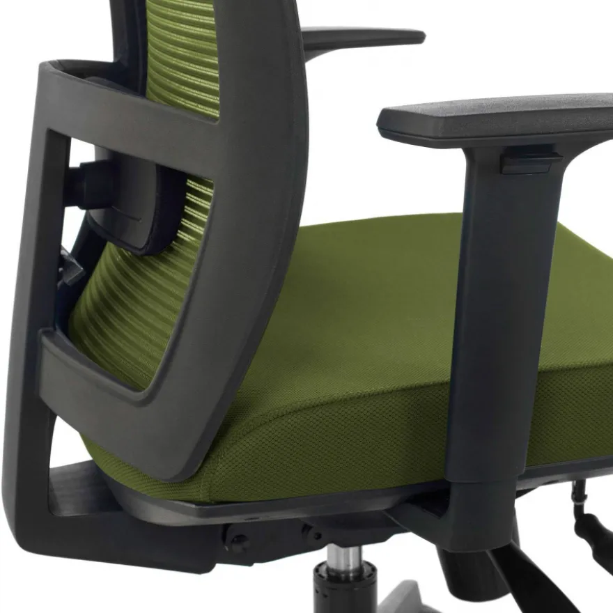 Sedia da ufficio ergonomica Akira, meccanismo syncro