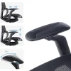 Sedia da Ufficio Ergonomica AeroFit, Alte Prestazioni, Struttura Nera