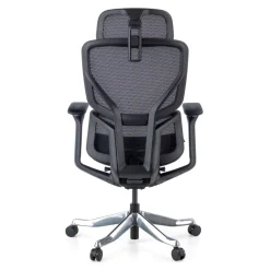 Sedia da Ufficio Ergonomica AeroFit, Alte Prestazioni, Struttura Nera