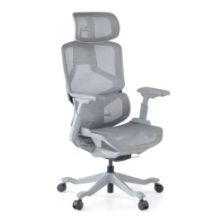 Sedia da ufficio ergonomica AeroMax white con doppio supporto lombare