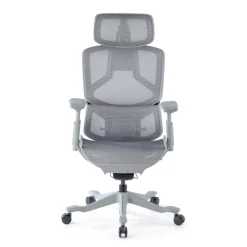 Sedia da ufficio ergonomica AeroMax white con doppio supporto lombare