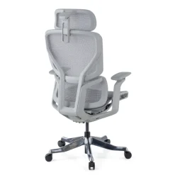 Sedia da Ufficio Ergonomica AeroFit, Alte Prestazioni, Struttura Bianca