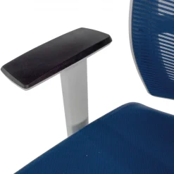 Sedia da ufficio ergonomica Akira white, meccanismo syncro