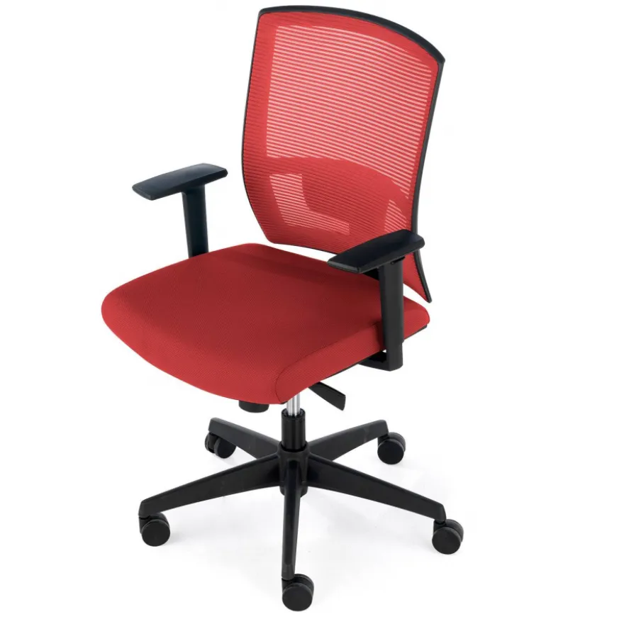 Sedia da ufficio ergonomica Akira, meccanismo syncro