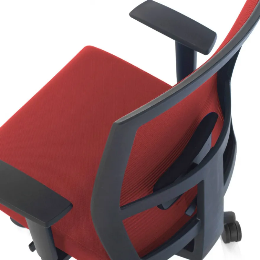 Sedia da ufficio ergonomica Akira, meccanismo syncro
