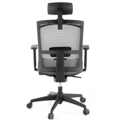 Sedia da ufficio ergonomica Akira con poggiatesta