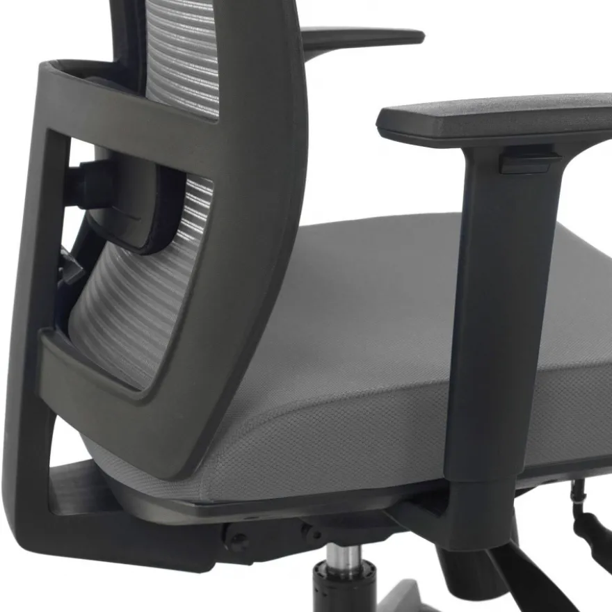 Sedia da ufficio ergonomica Akira, meccanismo syncro