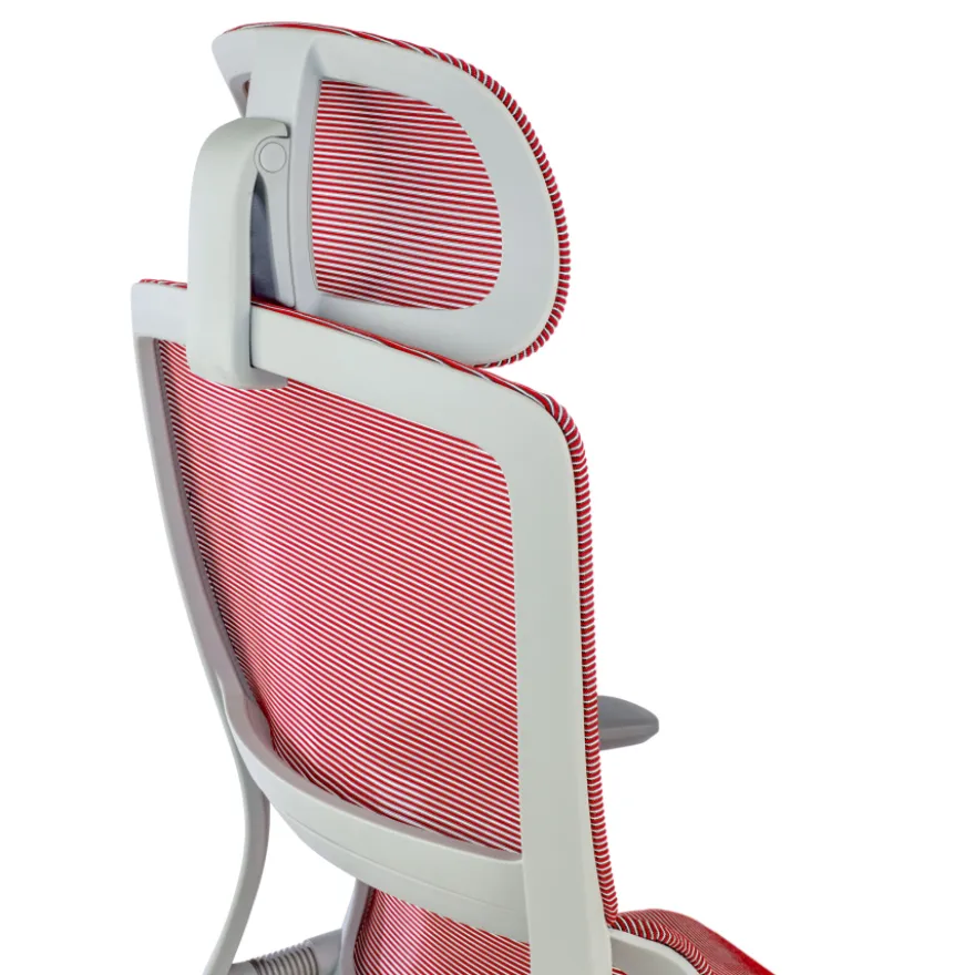 Sedia da Ufficio Ergonomica Balance Pro White, Braccioli 3D