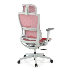 Sedia da Ufficio Ergonomica Balance Pro White, Braccioli 3D