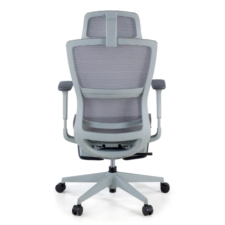 Sedia da ufficio ergonomica con poggiapiedi Balance Pro, Braccioli 3D