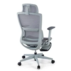 Sedia da ufficio ergonomica con poggiapiedi Balance Pro, Braccioli 3D