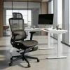Sedia da ufficio ergonomica con poggiapiedi Balance Pro, Braccioli 3D