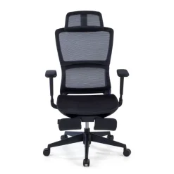 Sedia da ufficio ergonomica con poggiapiedi Balance Pro, Braccioli 3D