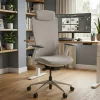 Sedia da ufficio ergonomica Gemini, braccioli 4D e supporto lombare
