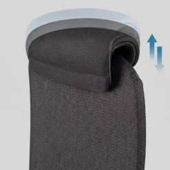 Sedia da ufficio ergonomica Gemini, braccioli 4D e supporto lombare