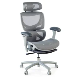 Sedia da Ufficio Ergonomica Sakura white, schienale reclinabile