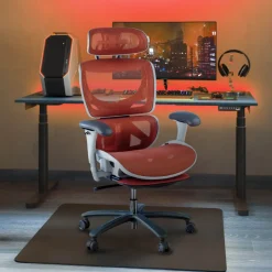 Sedia da Ufficio Ergonomica Sakura white, schienale reclinabile