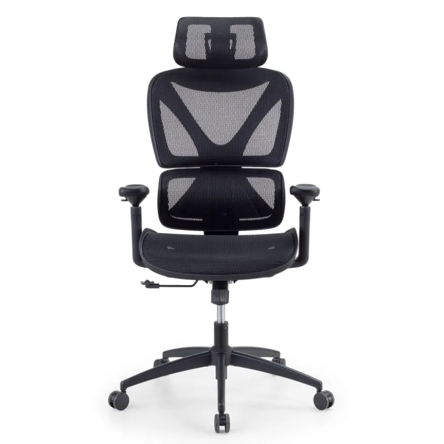 Sedia da ufficio ergonomica Velstrom con supporto lombare e braccioli 3D