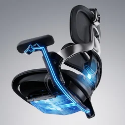 Sedia da ufficio ergonomica ZenMax con poggiapiedi, massime prestazioni