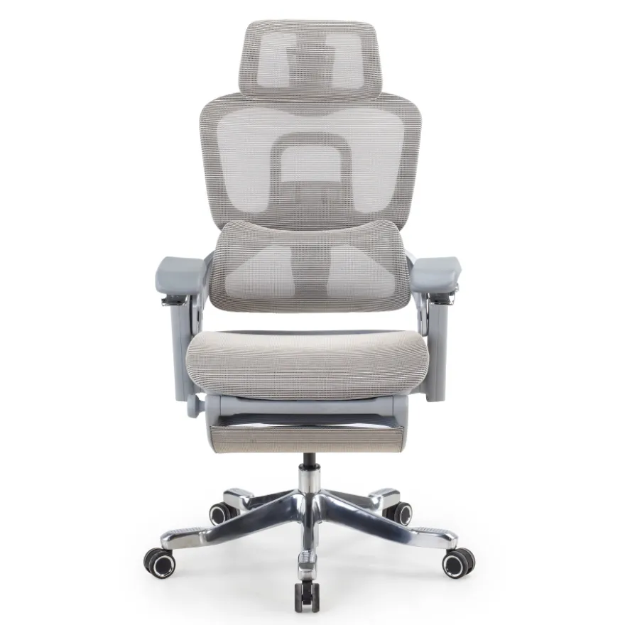 Sedia da ufficio ergonomica ZenMax con poggiapiedi, massime prestazioni
