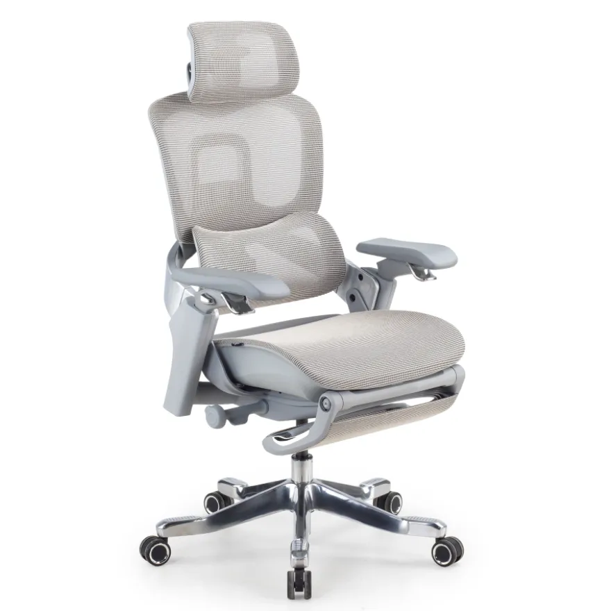 Sedia da ufficio ergonomica ZenMax con poggiapiedi, massime prestazioni
