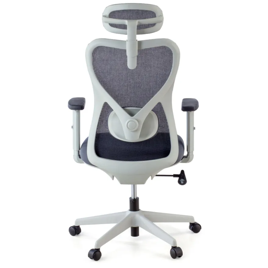 Sedia da Ufficio Fusion White, supporto lombare