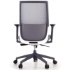 Sedia da ufficio professionale Five, rossa, cuscino lombare, completamente regolabile