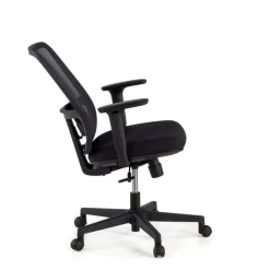 Sedia da ufficio professionale Kaito black, utilizzo di 8 ore
