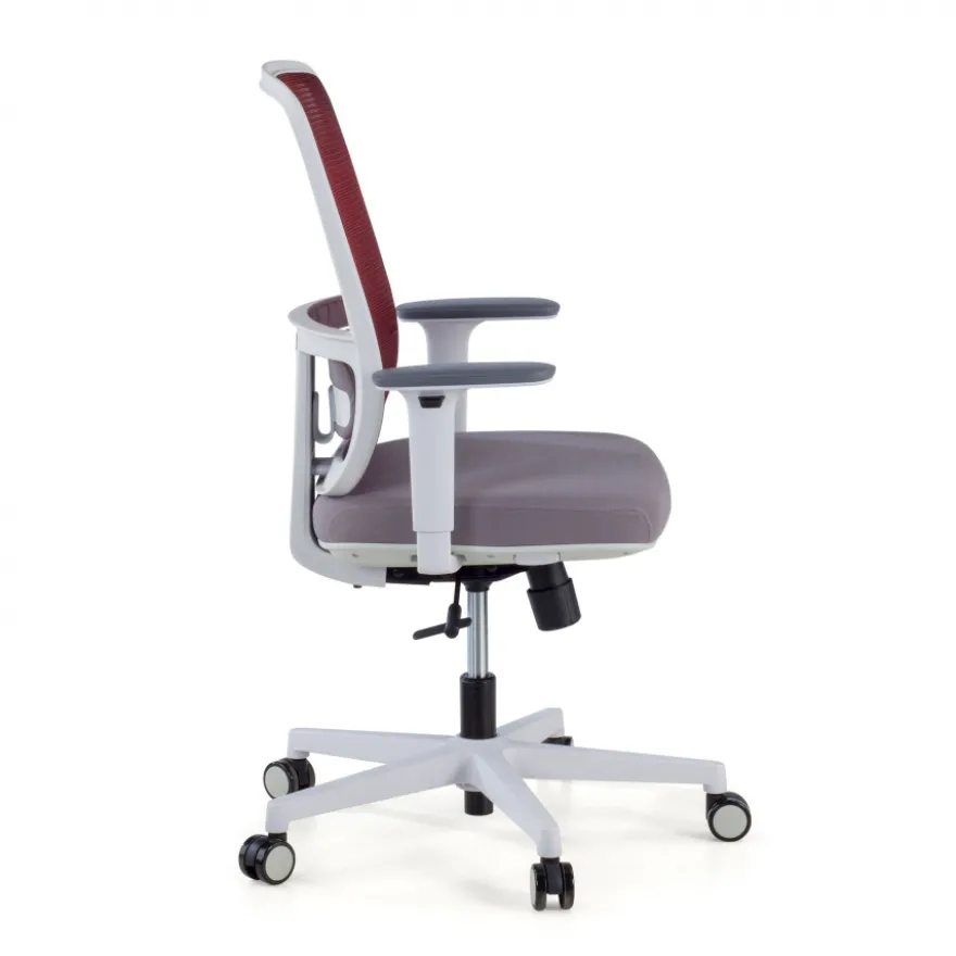 Sedia da ufficio professionale Kaito white, omologata