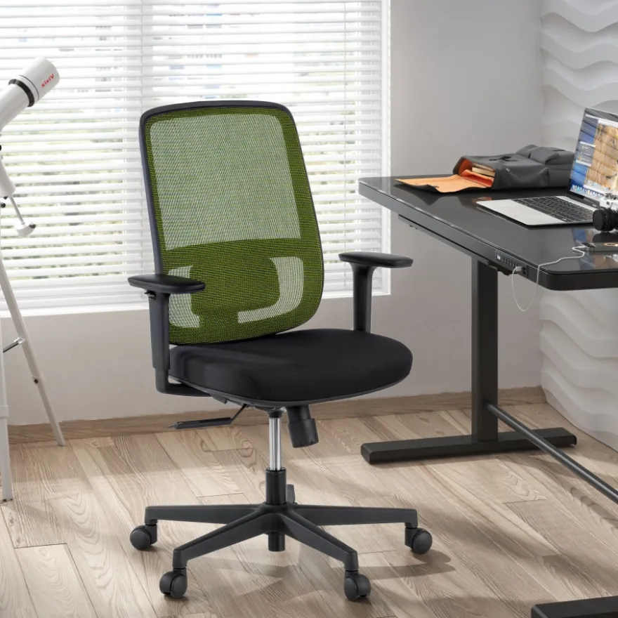 Sedia da ufficio professionale Kaito black, utilizzo di 8 ore