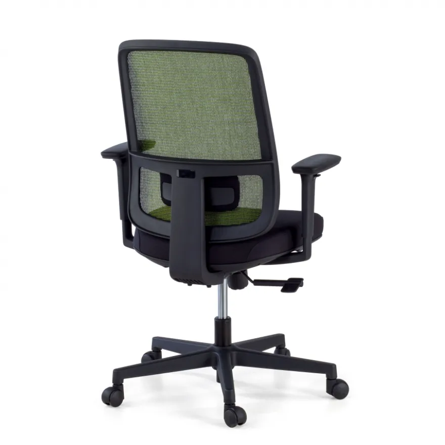 Sedia da ufficio professionale Kaito black, utilizzo di 8 ore