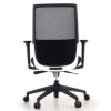 Sedia da ufficio professionale Five, rossa, cuscino lombare, completamente regolabile