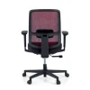 Sedia da ufficio professionale Kaito black, utilizzo di 8 ore