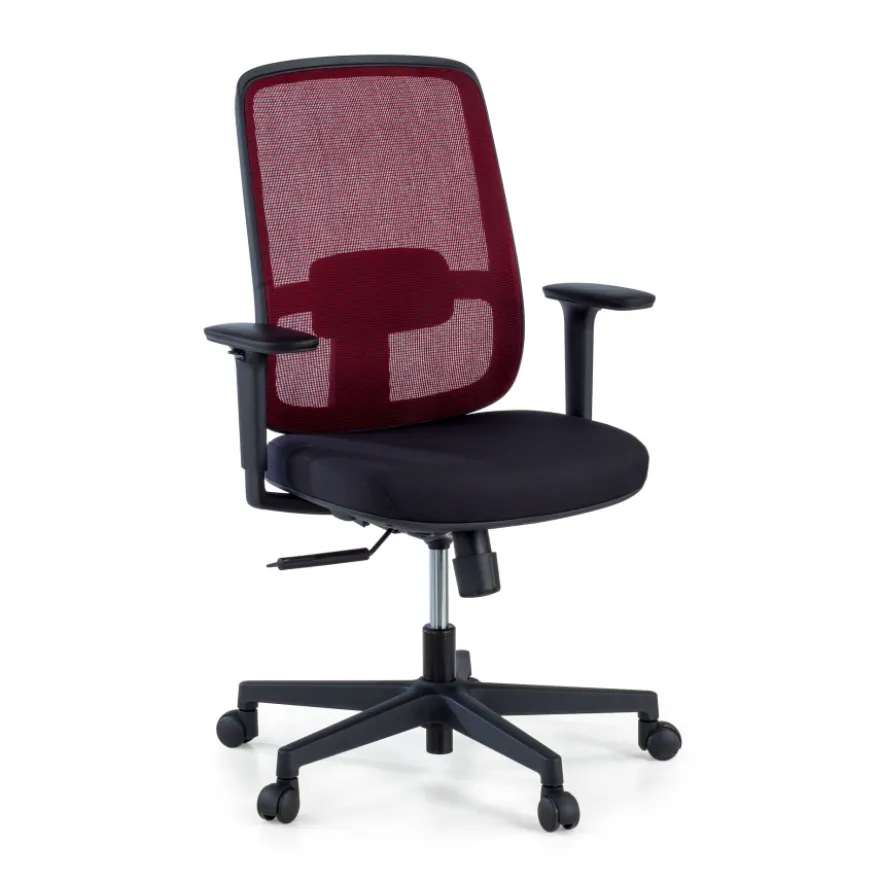Sedia da ufficio professionale Kaito black, utilizzo di 8 ore