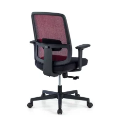 Sedia da ufficio professionale Kaito black, utilizzo di 8 ore