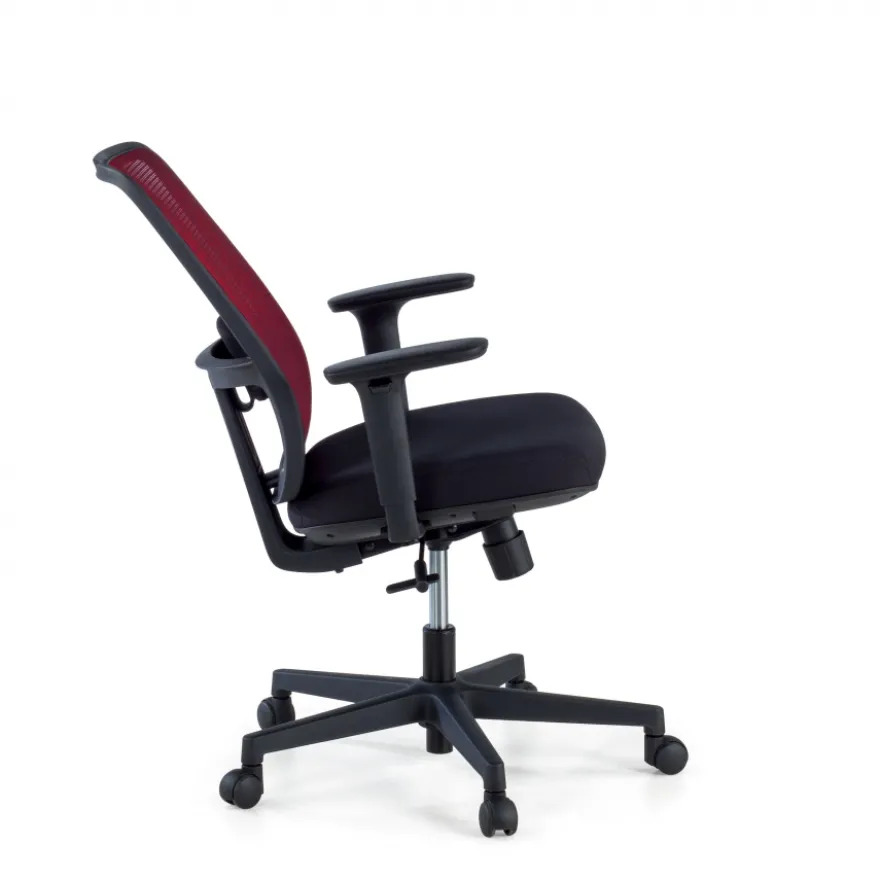 Sedia da ufficio professionale Kaito black, utilizzo di 8 ore