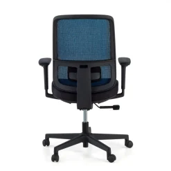 Sedia da ufficio professionale Kaito black, utilizzo di 8 ore