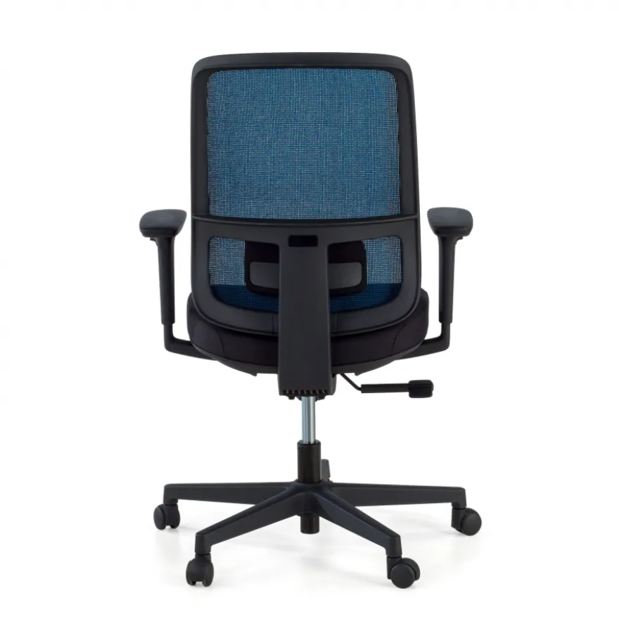 Sedia da ufficio professionale Kaito black, utilizzo di 8 ore