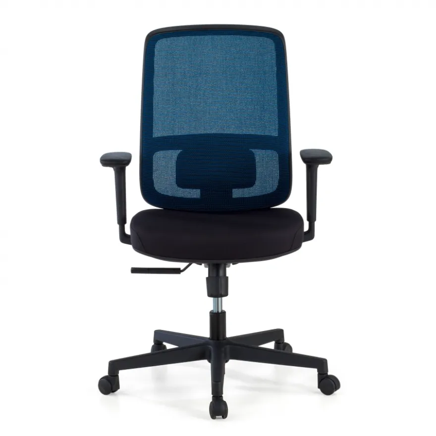 Sedia da ufficio professionale Kaito black, utilizzo di 8 ore