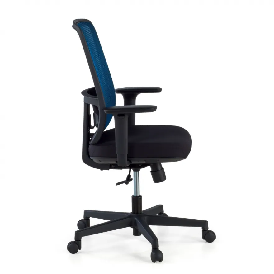 Sedia da ufficio professionale Kaito black, utilizzo di 8 ore