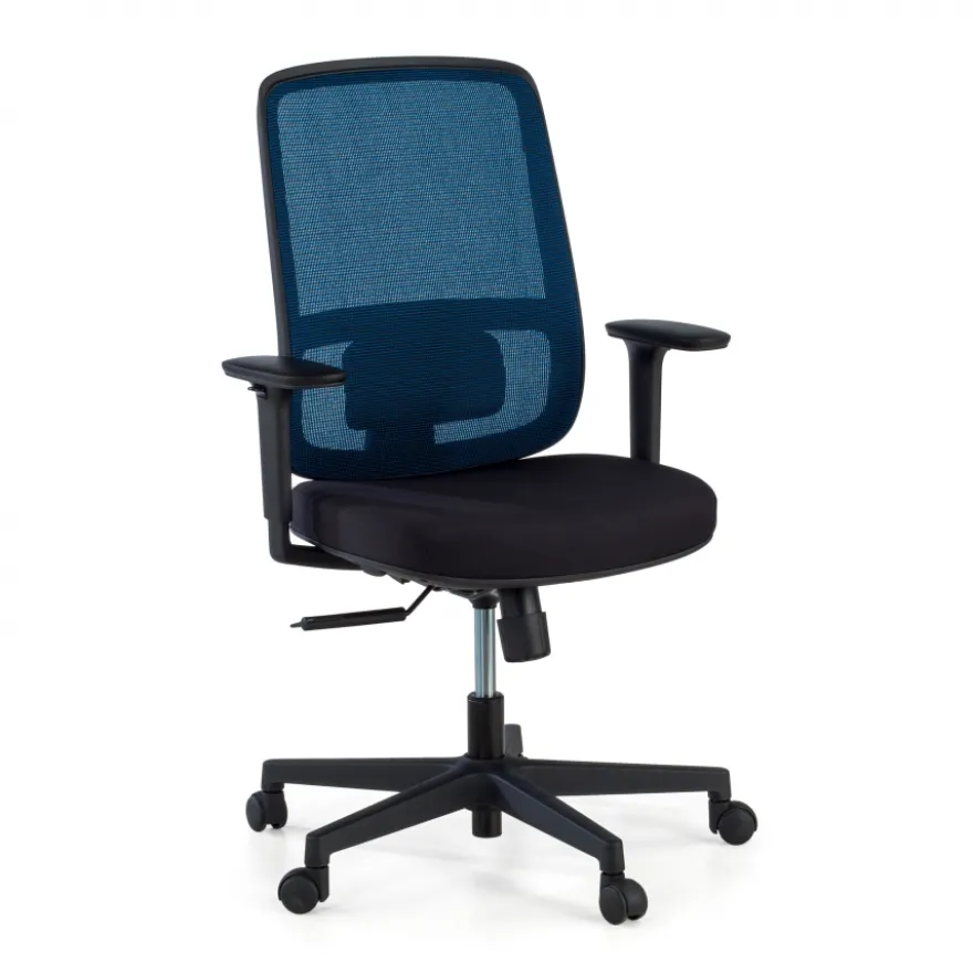 Sedia da ufficio professionale Kaito black, utilizzo di 8 ore