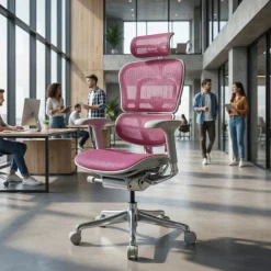 Sedia direzionale ergonomica Ergohuman Elite, Struttura bianca