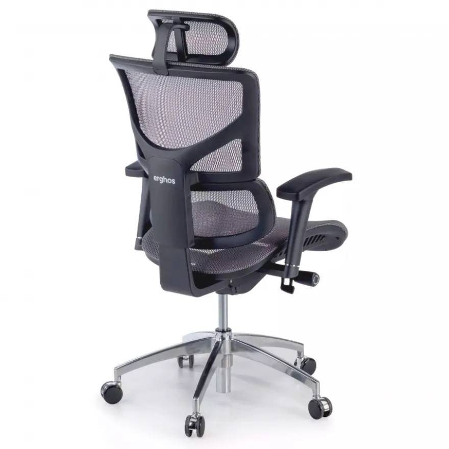 Sedia direzionale ergonomica Next1, modello premium con poggiatesta