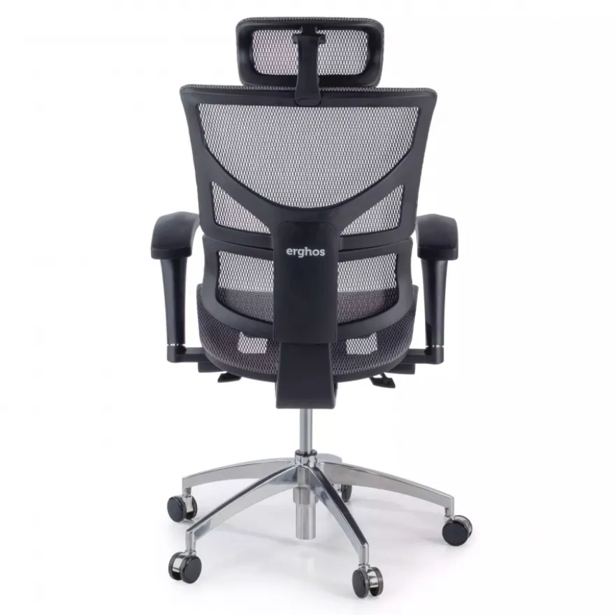 Sedia direzionale ergonomica Next1, modello premium con poggiatesta
