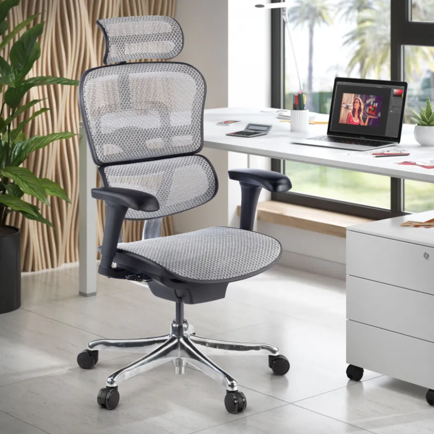 Sedia direzionale ergonomica Ergohuman Edition I, Struttura nera