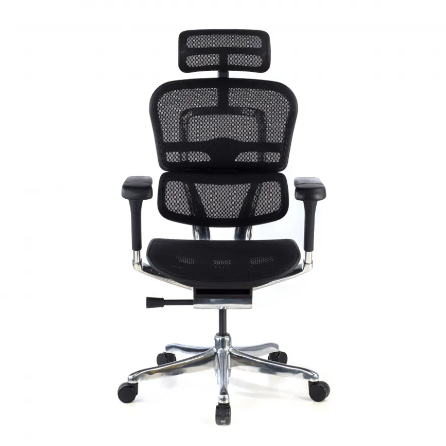 Sedia direzionale ergonomica Ergohuman Elite, Struttura nera