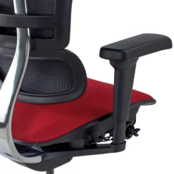 Sedia Ergohuman Ultra, sedile e schienale imbottiti, struttura nera