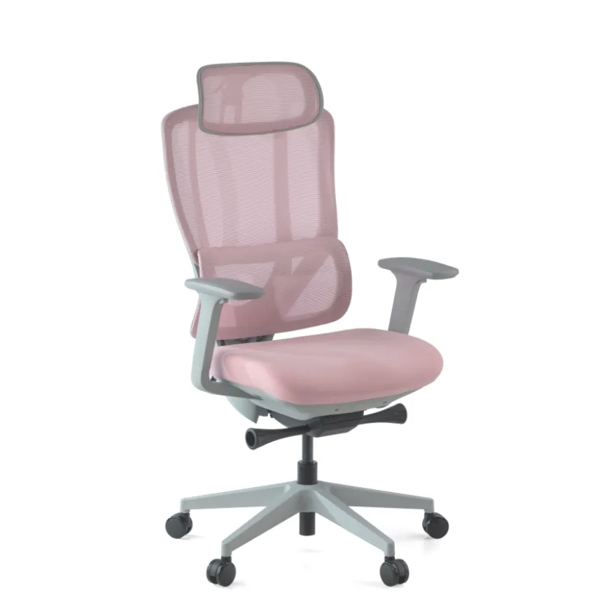 Sedia Ergonomica con poggiatesta AeroFlow white, certificata