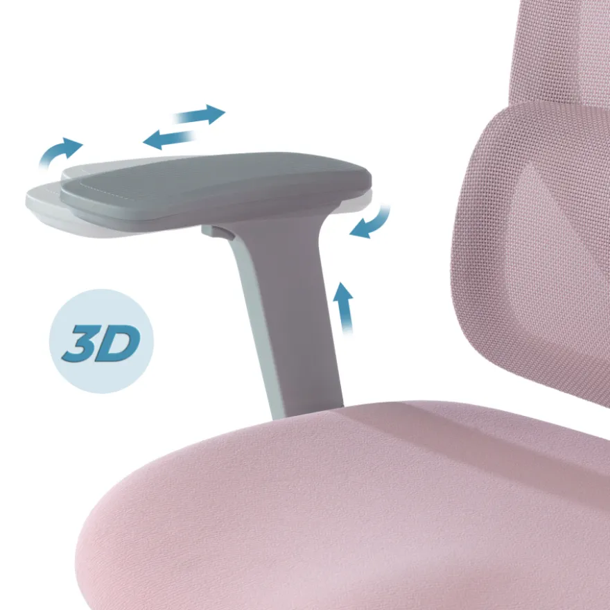 Sedia Ergonomica con poggiatesta AeroFlow white, certificata